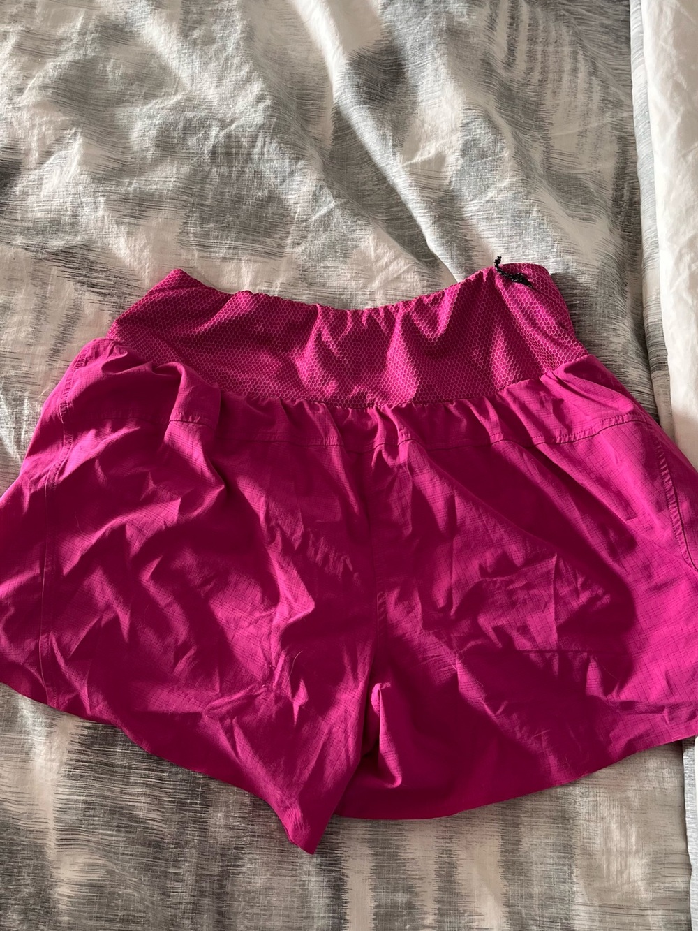 Hoka Women’s Fuchsia Athletic Running Shorts - Picture 2 of 2